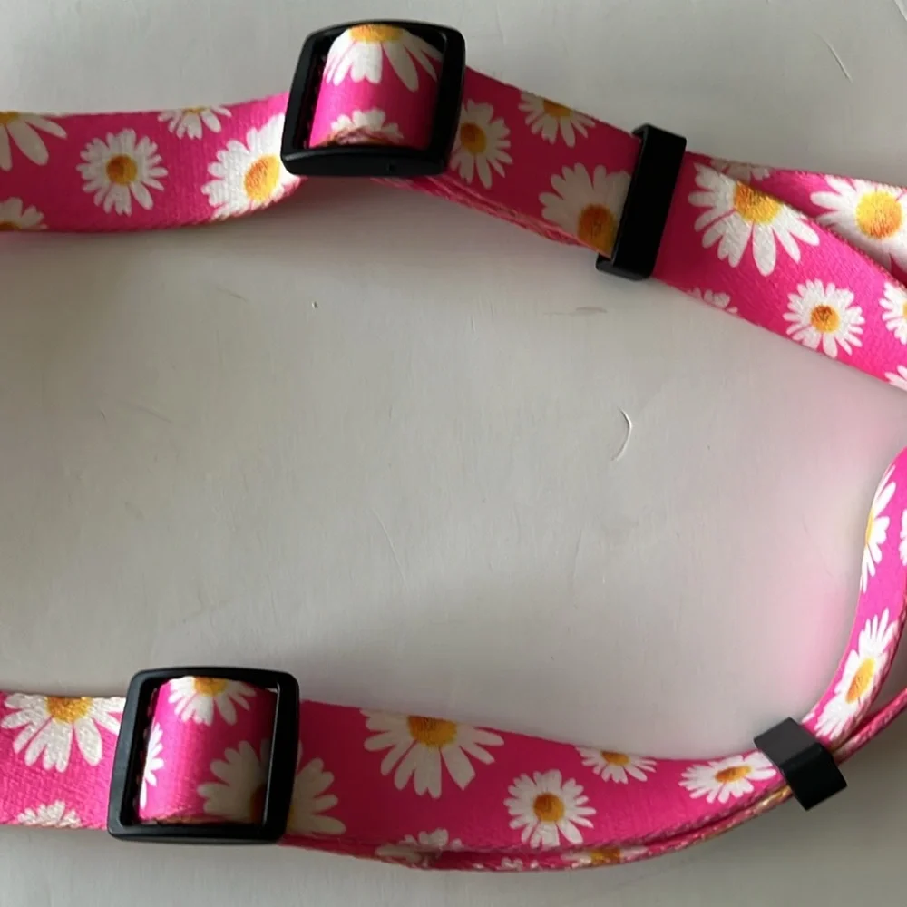 QQPets Pink Daisy Patterned Harness